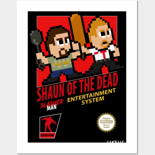 Shaun of the Dead retro 8-bit gaming Posters and Art